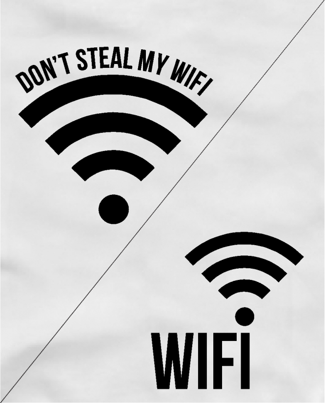 Marškinėliai Poroms Wifi